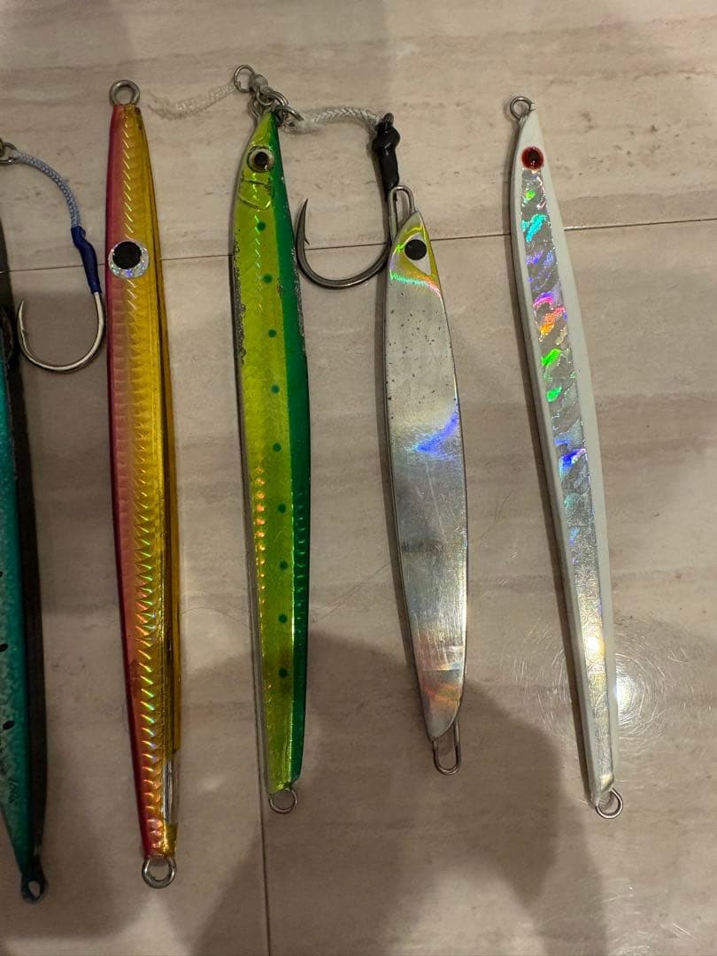 Fishing Lure Metal jig set of 14 CB Masamune Melon Kobo Tetsu jig etc. - Image 5