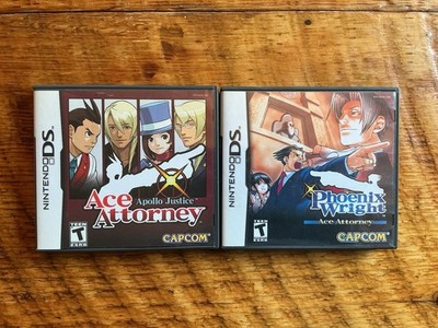 Capcom Apollo Justice And Phoenix Wright: Ace Attorney Nintendo DS Game Lot Of 2