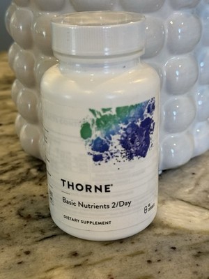 Thorne Basic Nutrients 2/Day Multivitamin 60 Capsules Exp 10/2026 NEW Sealed