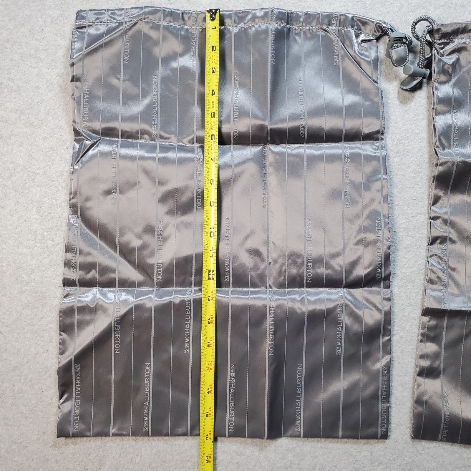 Zero Halliburton Silver Drawstring Dust Cover Bag… - image 9