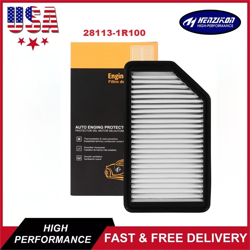 FIT Kia Soul Rio Hyundai Accent Veloster Engine Air Filter 28113-1R100 US Stock