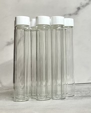 10 Pack Of Leak Proof 5 Inch Glass Vials With Stopper And Lid For Samples Travel