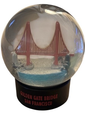 Golden Gate Bridge Fog Globe Snow Globe National Park
