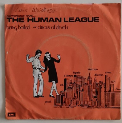 The Human League - Being Boiled, Vinyl Single, guter Zustand