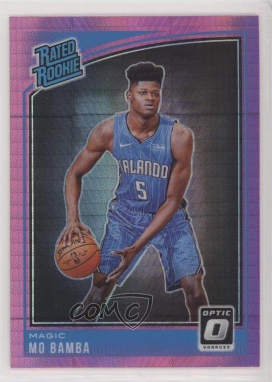 2018-19 Panini Donruss Optic Rated Rookie Pink Hyper Prizm Mo Bamba #160 03ta