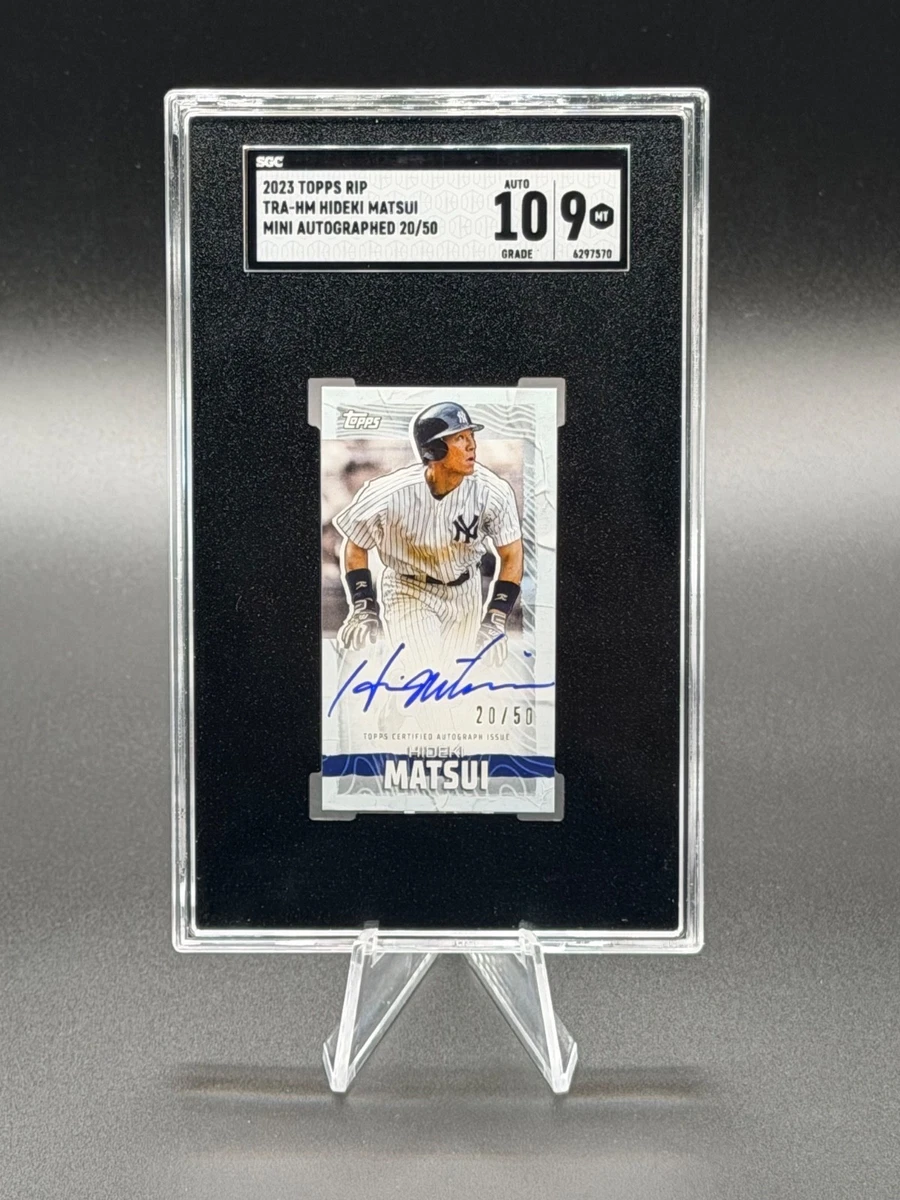 Topps Hideki Matsui Baseball Serial Numbered Sports Trading Cards
