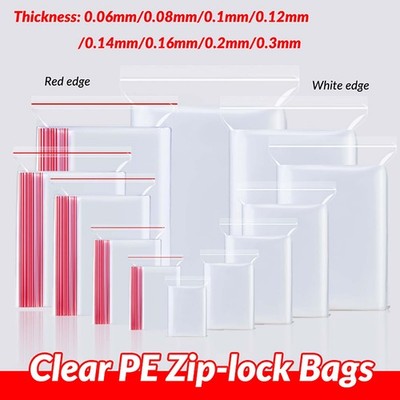 Druckverschlussbeutel Verpackung ZIP Lock Verschluss Tüten Beutel Bag Zipbeutel