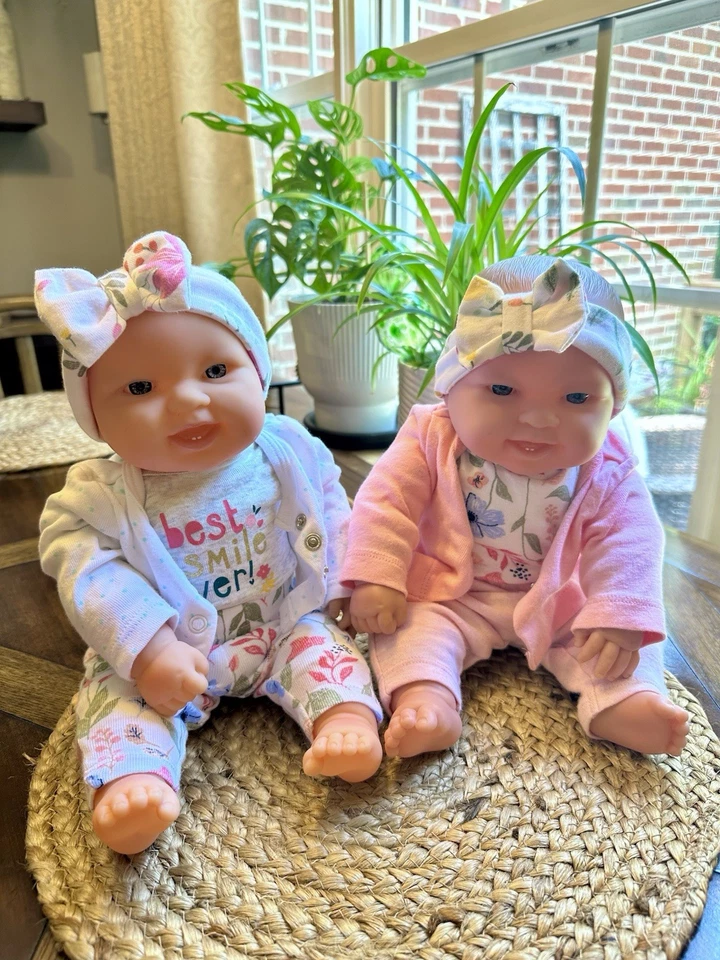 "Muñeca bebé realista BERENGUER cuerpo de tela suave cara gordita 14"" JC juguetes dientes" Foto 3 de 4