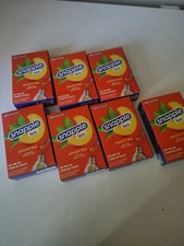 Snapple PEACH TEA Lot of 7 Boxes with 6 Packets each free Shipping Singles New