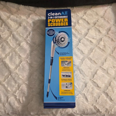 #ad Clean Electric Spin Scrubber Cordless Power Cleaning Brush Rechargeable Cleaner $19.99