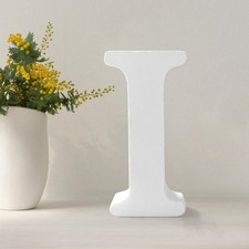 Wood Letters 4.3 Inch, White Unfinished Wood Letters for Graft, Wooden Letter...
