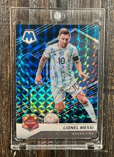 2021-22 Panini Mosaic FIFA Road to World Cup Genesis Prizm Lionel Messi #10