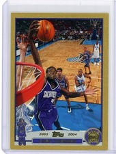 2003-04 Topps Gold Border Basketball #4 Chris Webber No 33 of 99
