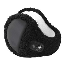 Heated Ear Warmer 3 Temperature Modes Fleece Lining Foldable Earmuffs