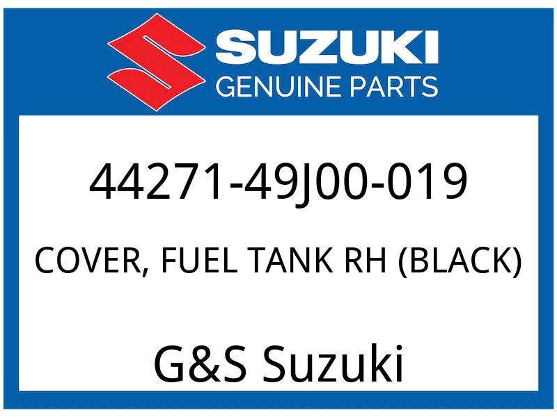 COVER, FUEL TANK RH (BLACK)