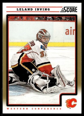 2012-13 Score Gold Rush Leland Irving Calgary Flames #95