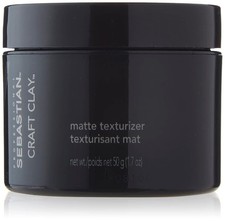 Sebastian Professional Craft Clay Matte Finish Remoldable Texturizing Hair Clay
