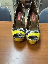 betsy johnson platform Peep Toe Stiletto Pump