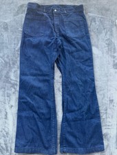 Vintage Seafarer US Navy Utility Denim Bell Bottom Sailor Jeans