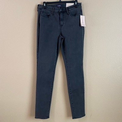 NYDJ New Size 6 Alina Legging Jeans in Flosom Black Gray Wash
