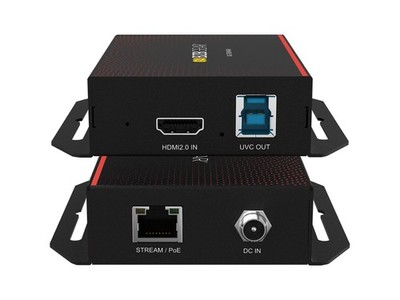 BZBGEAR HDMI to IP/UVC POE Encoder Supports H.264/H.265/AVC plus NDI Support