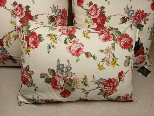 Ralph Lauren Petticoat Floral 3 Throw Pillow Cases Cottage New With Tags - Picture 3 of 12
