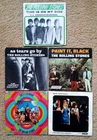 *ROLLING STONES LOT OF 5 EARLY 45 PICTURE SLEEVES / 2 RECORDS / LONDON LABEL!*