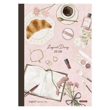 Nakabayashi 2026 Logical Diary, Monthly Notebook Type, B6/Home Days Branch, Ns- 