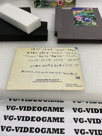 ADVENTURES OF LOLO 3 NES NINTENDO - Usato OTTIMO COMPLETO