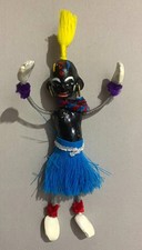 Rare 1977 Vintage Handmade Ceramic African Tribal Dancing Figurine Made in Kenya