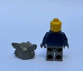 Lego Werewolf Minifigure studios 1380 dark gray head hrf006 retired rare cmf lot