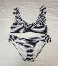Vineyard Vines Target Navy/White Striped Bikini Matching Set 2pc Size M Women  s