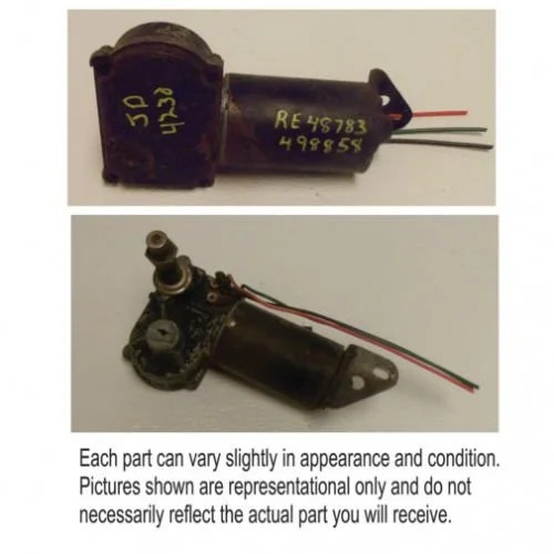 Used Windshield Wiper Motor - Left Hand fits John Deere 4050 4230 4430 AR56691