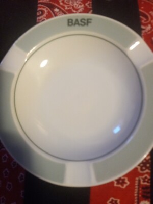 BASF  Advertising Ashtray Bauscher  Bavaria Made In Germany 6  Across