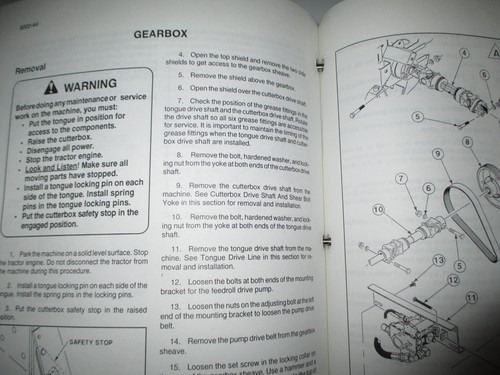 Case IH 8750 Forage Harvester Chopper Service Repair Manual 1994 CIH ORIGINAL! - Picture 6 of 9