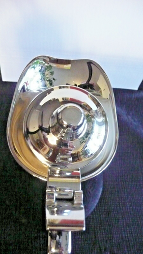 Exc. Vtg Chrome Hot Cold Alfi 1 Liter Thermal Vacuum Jug Pot Saphir  11" high - Bild 3 von 9
