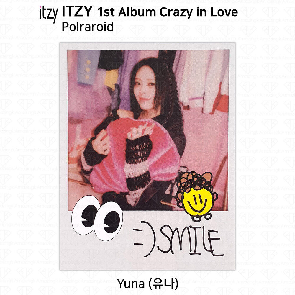 ITZY 1st Album Crazy In Love Official Polaroid Stand Pre-order Photocard  KPOP