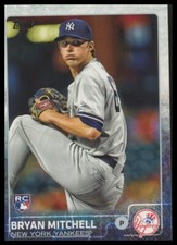 2015 Topps #224 Bryan Mitchell New York Yankees Rookie