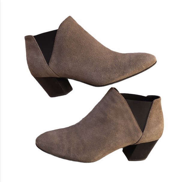 Aquatalia Udele Bootie Womens Suede Zip 