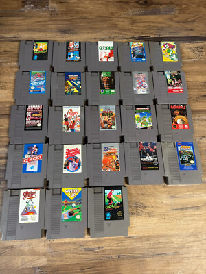 Nintendo NES Classic Lot of 23 Games - Tested/Working Cartridges Only