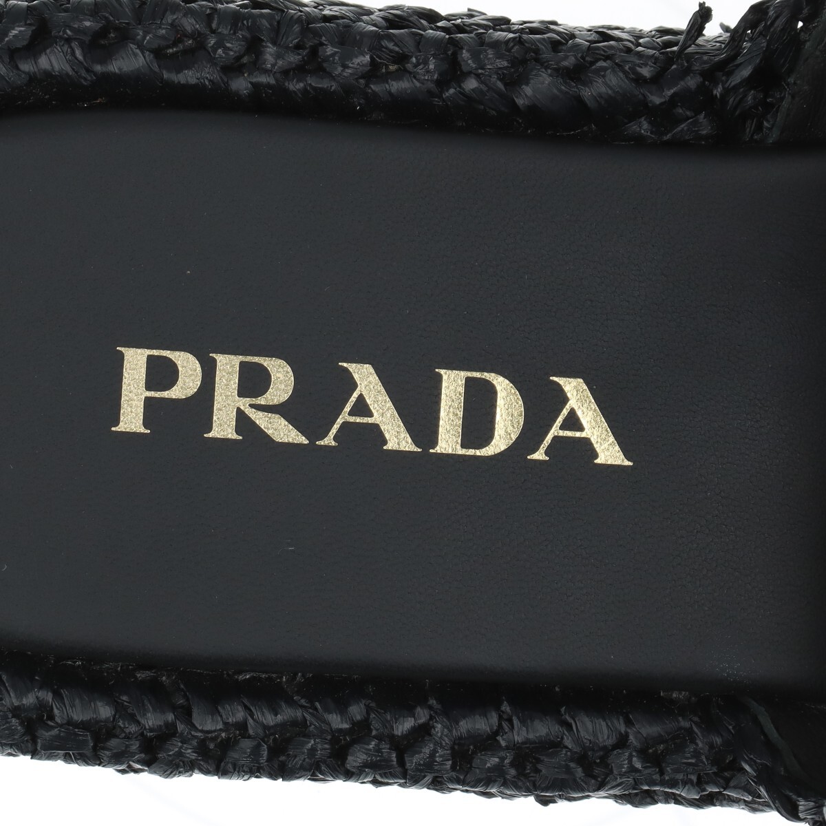 Prada Triangle logo Leather x fabric Sandals EU36 Ladies Prada Triangle logo Leather x fabric Sandals EU36 Ladies