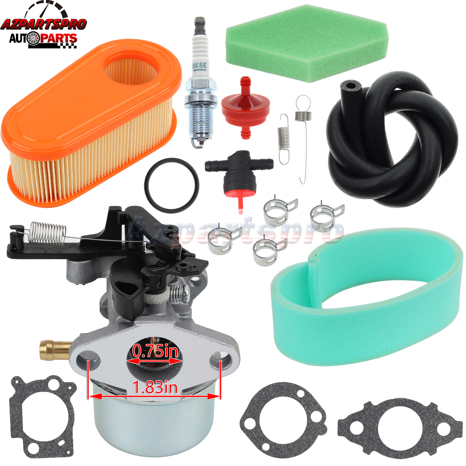 Carburetor For Craftsman 75287 2700PSI 2.3 GPM Gas Pressure Washer 7.75HP