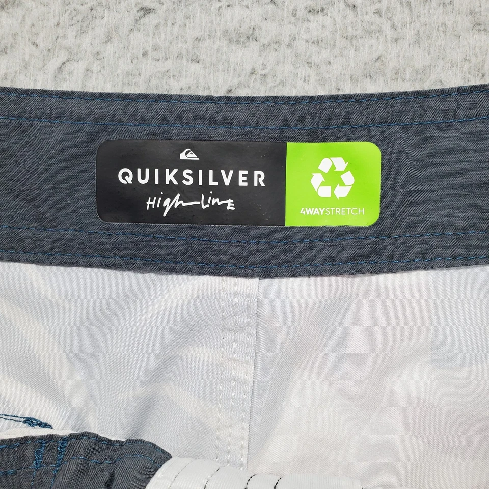 Pantalones Cortos Quiksilver Niños Talla 24X18 Multi Líneas Altas 4 Vías Elastizados Cordón Foto 4 de 4