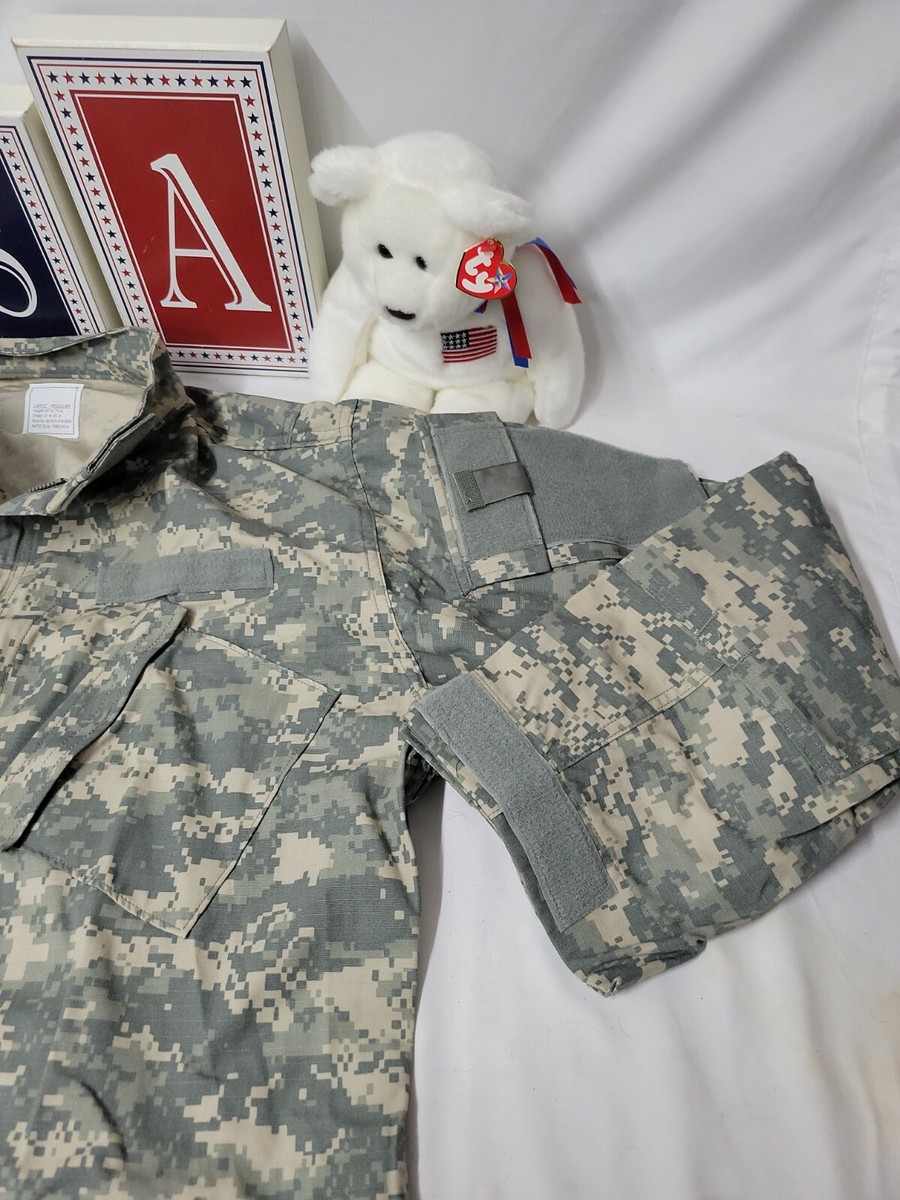 モッズコート U.S. ARMY - CAMOUFLAGE OVERSIZE COAT US Army Combat Uniform ACU Digital Camo Coat NSN 8415 01 548 3199