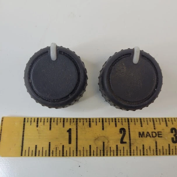 2003-2009 Chevy Trailblazer Botões de Aquecedor AC Preto Par Conjunto de 2 Fabricante de Equipamento Original - Imagem 3 de 4