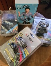 One iJOY Chase Robot Motion Tripod One SnapCam Camera Two iBoost Webcam NEW 
