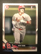 QTY: 2018 Bowman Draft - Nick Dunn ( Cardinals ) 1st Rookie Prospect #BD-149