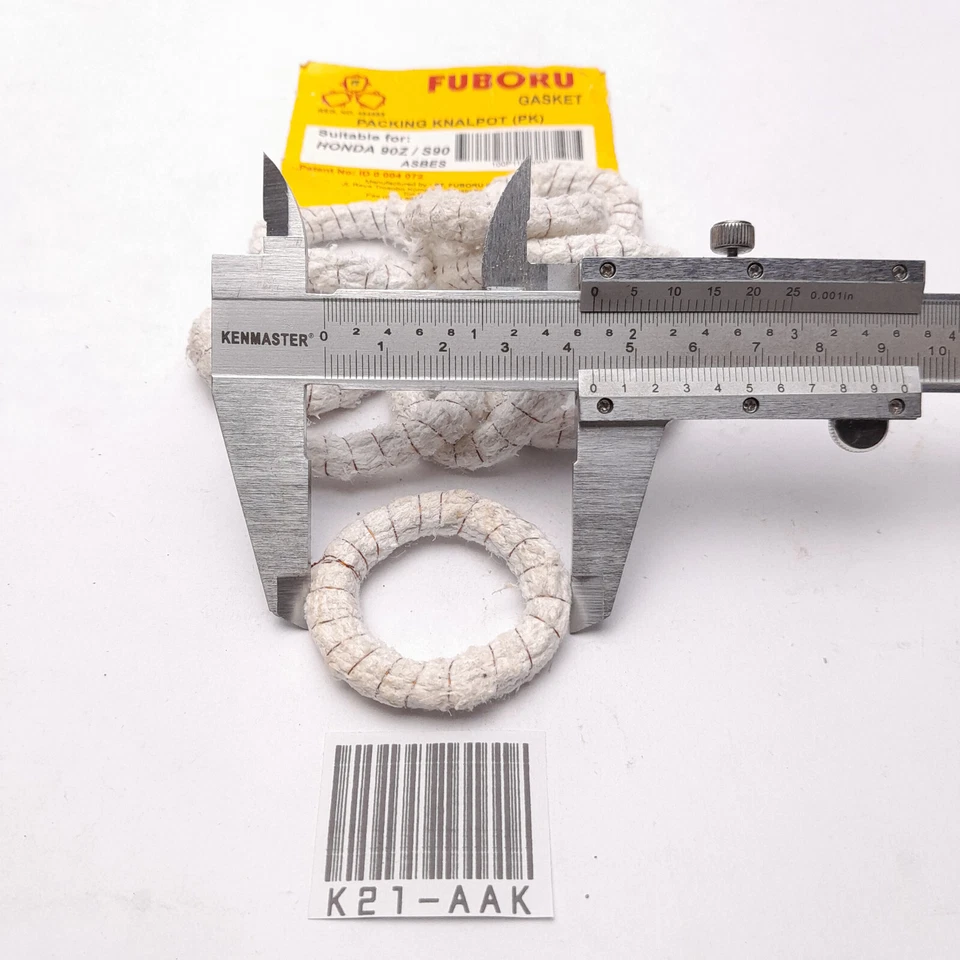 Junta de escape silenciador 1 pieza Honda CL90 S90 CS90 SL90 ST90 CT90 CL70 CL70 NUEVO DE STOCK Foto 2 de 3