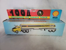 1994 Silverado Toy Tanker Truck #2 Series Shell Lights Sign 14" Gas Plastic Toy