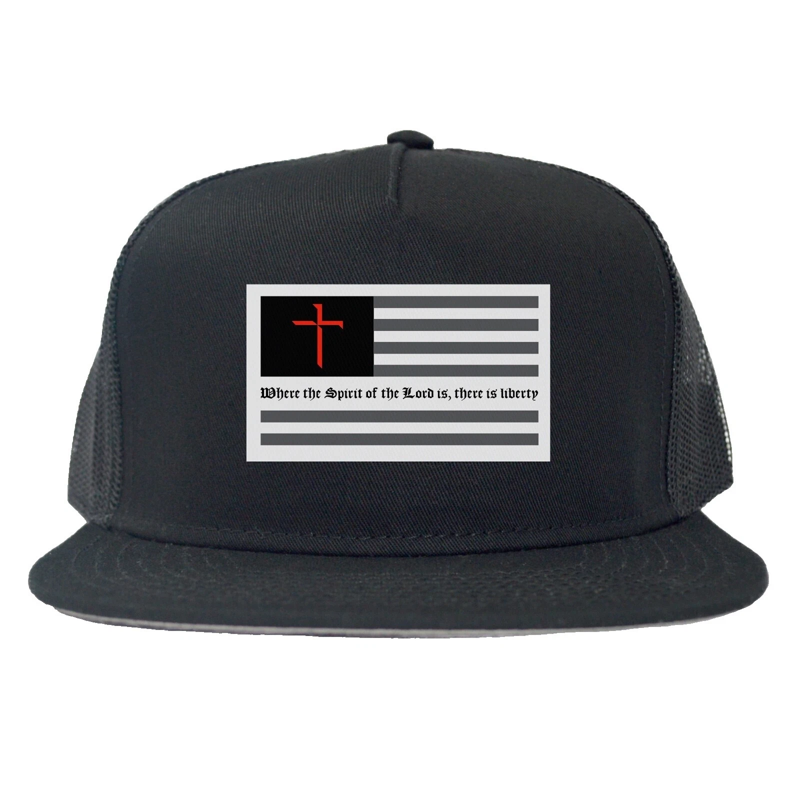 Polyester Men's Trucker Hats Wide Brim